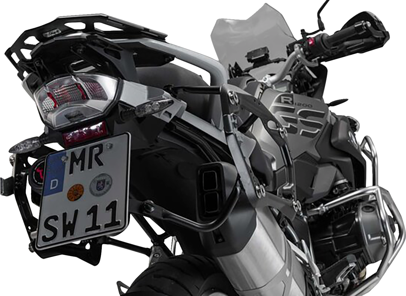 SW-MOTECH TRAX ADV Aluminum Case System - Black - BMW R 1200/1250 GS '12-'24 KFT.07.664.70001/B
