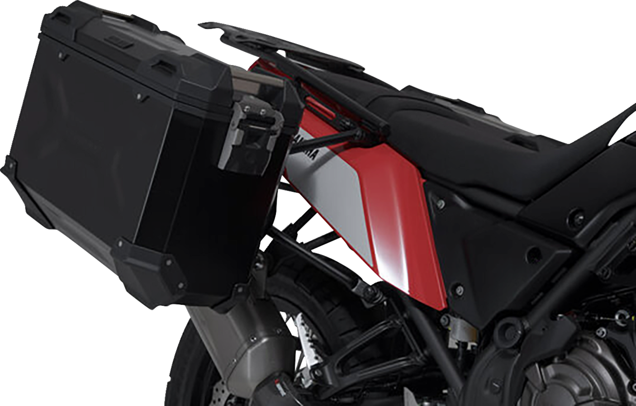 SW-MOTECH TRAX ADV Aluminum Case System - Black - Yamaha Tenere 700 '20-'24 KFT.06.799.70002/B