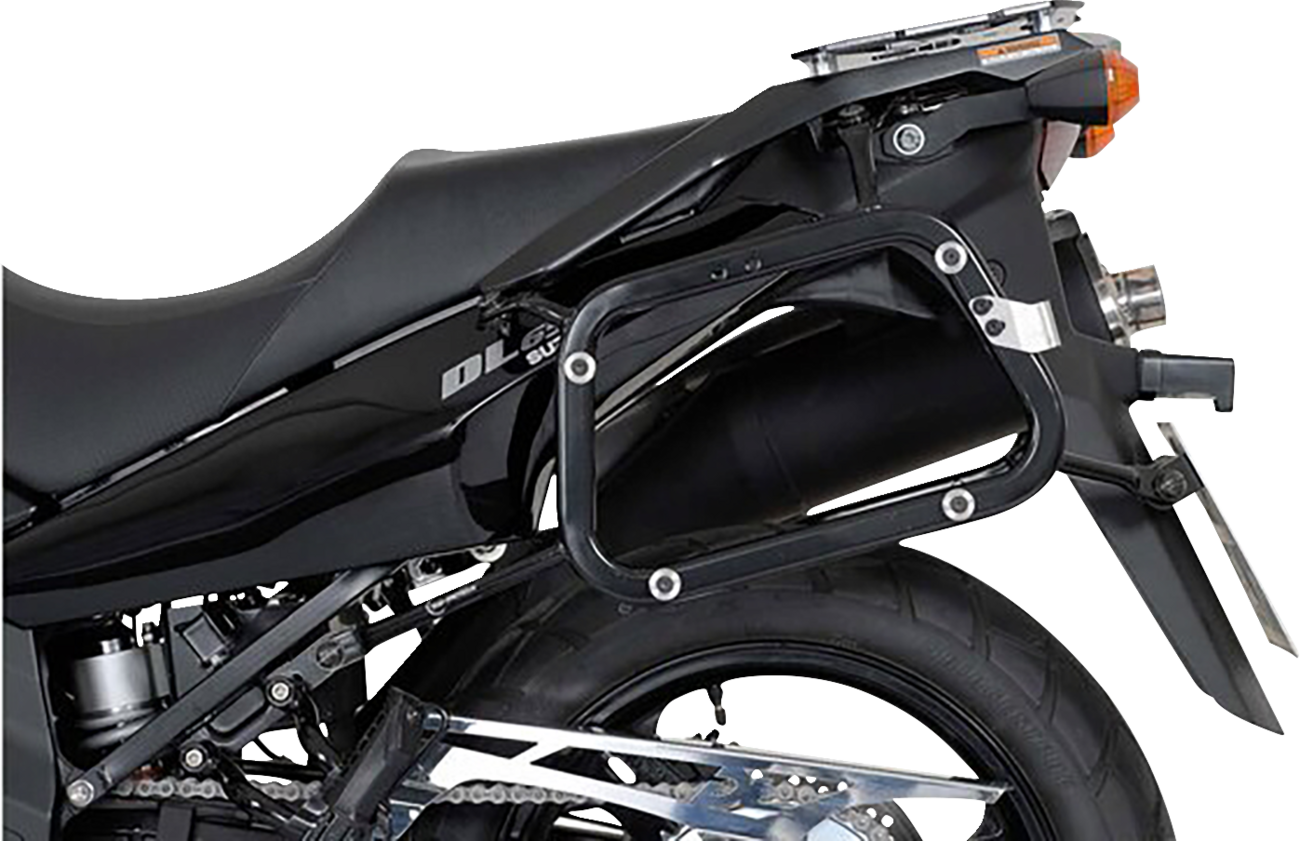 SW-MOTECH TRAX ADV Aluminum Case System - Black - Suzuki V-Strom 650 '04-'10 KFT.05.294.70000/B