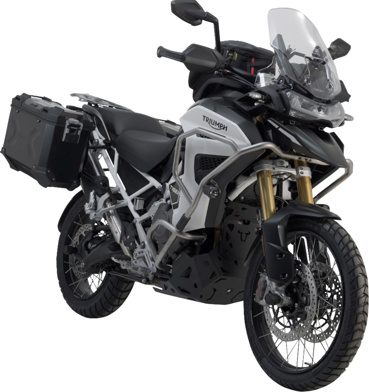 SW-MOTECH TRAX ADV Aluminum Case System - Black - Triumph Tiger Explorer1200 '22-'24 KFT.11.905.70102/B