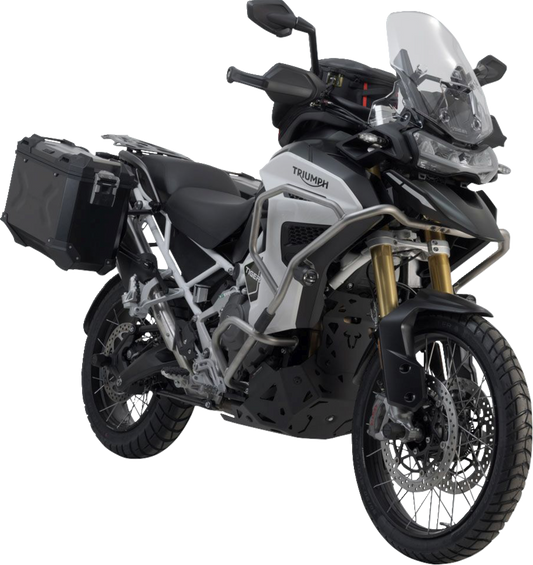 SW-MOTECH TRAX ADV Aluminum Case System - Black - Triumph Tiger Explorer1200 '22-'24 KFT.11.905.70102/B