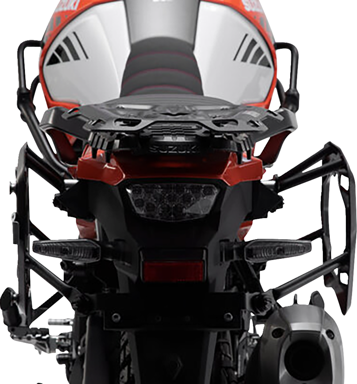 SW-MOTECH TRAX ADV Aluminum Case System - Black - Suzuki V-Strom 1050 '20-'24 KFT.05.936.70000/B