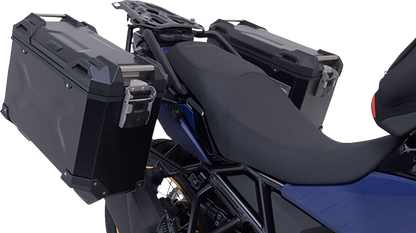 SW-MOTECH TRAX ADV Aluminum Case System - Black - Suzuki V-Strom 800 '23-'24 KFT.05.845.70000/B