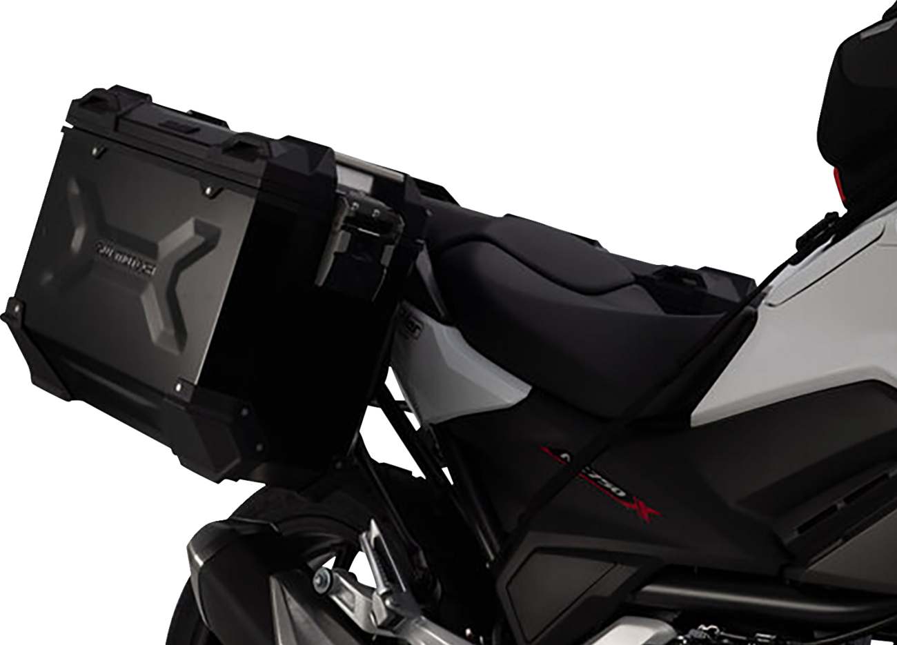 SW-MOTECH TRAX ADV Aluminum Case System - Black - Honda NC750 '16-'20 KFT.01.699.70101/B