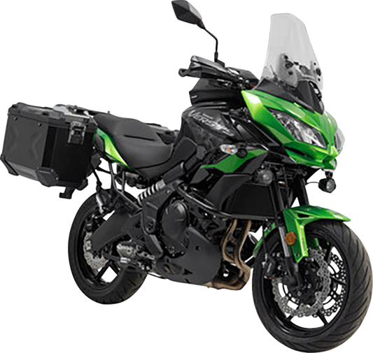SW-MOTECH TRAX ADV Aluminum Case System - Black - Kawasaki Versys 650 '14-'24 KFT.08.518.70100/B