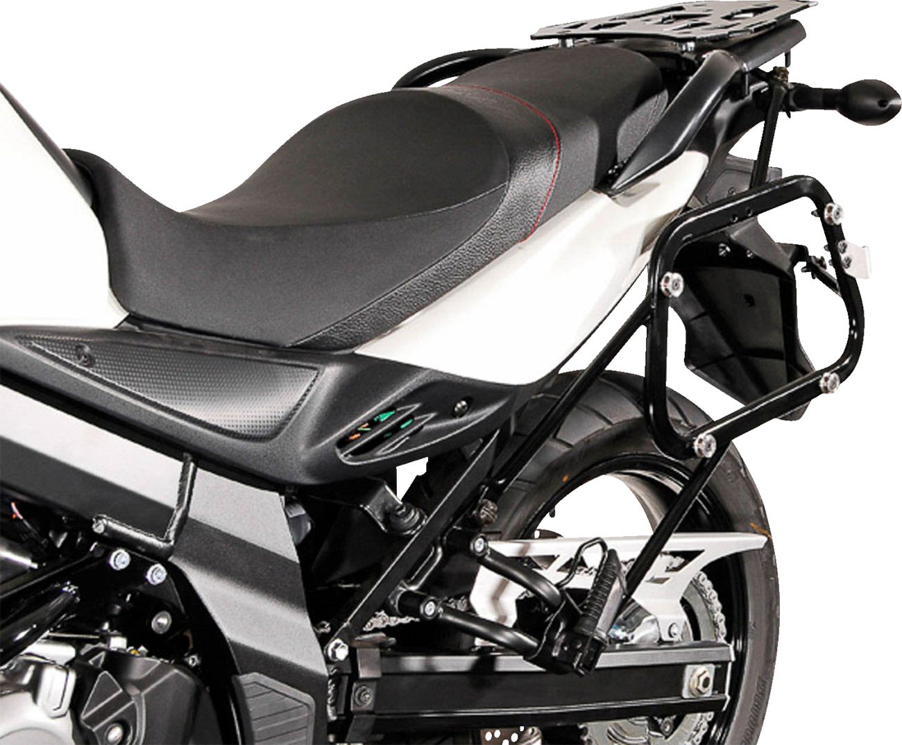 SW-MOTECH TRAX ADV Aluminum Case System - Black - Suzuki V-Strom 650 '11-'16 KFT.05.765.70000/B