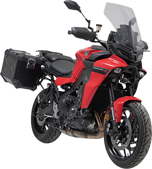SW-MOTECH TRAX ADV Aluminum Case System - Black - Yamaha Tracer 9 GT '21-'24 KFT.06.921.70100/B