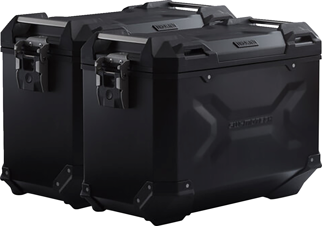 SW-MOTECH TRAX ADV Aluminum Case System - Black - KTM Super Moto 950/SMR/SMT 990 '05-'13 KFT.04.621.70100/B