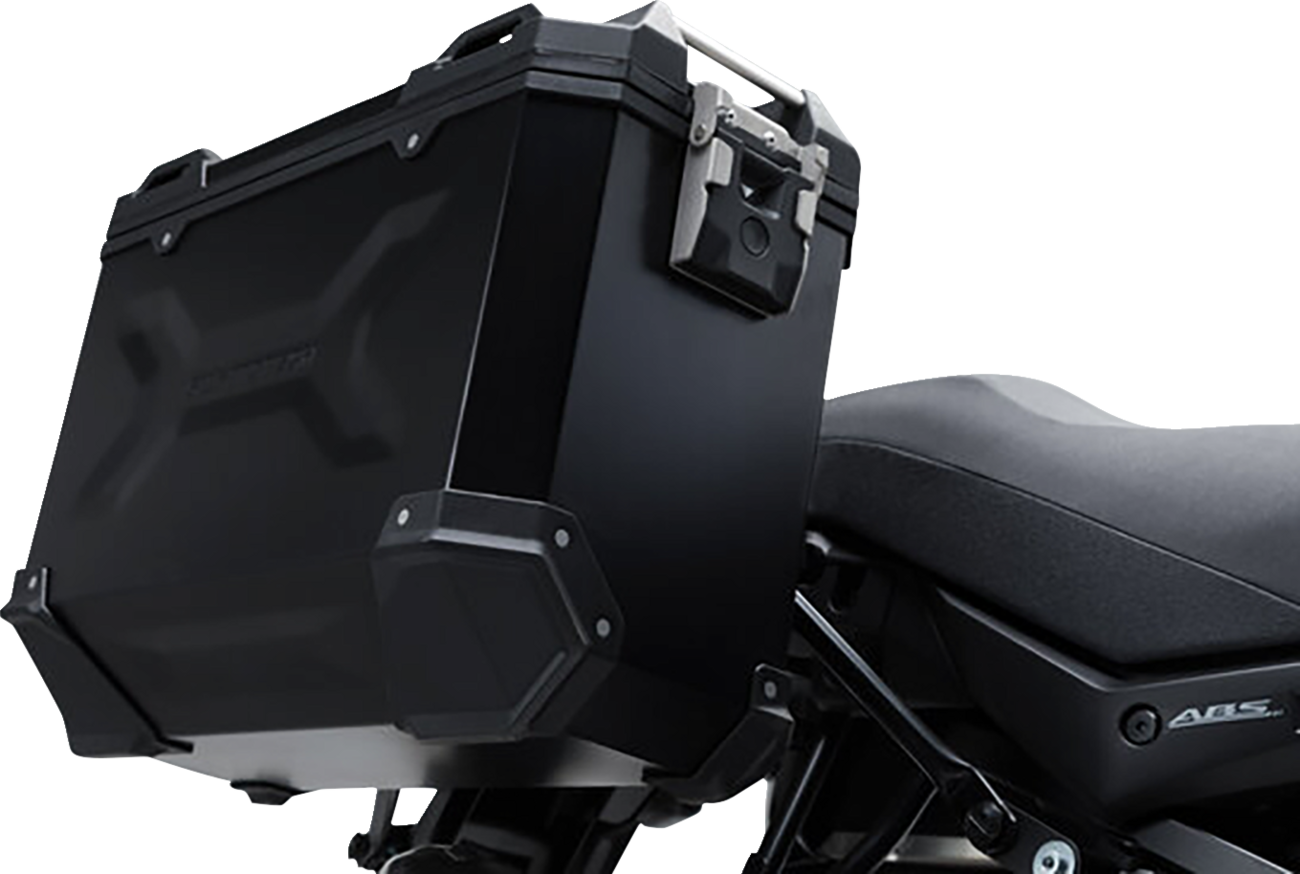 SW-MOTECH TRAX ADV Aluminum Case System - Black - Suzuki V-Strom 650 '16-'24 KFT.05.876.70001/B