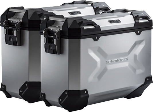 SW-MOTECH TRAX ADV Aluminum Case System - Silver - BMW F 650 GS/G 650 GS '99-'15 KFT.07.094.70000/S