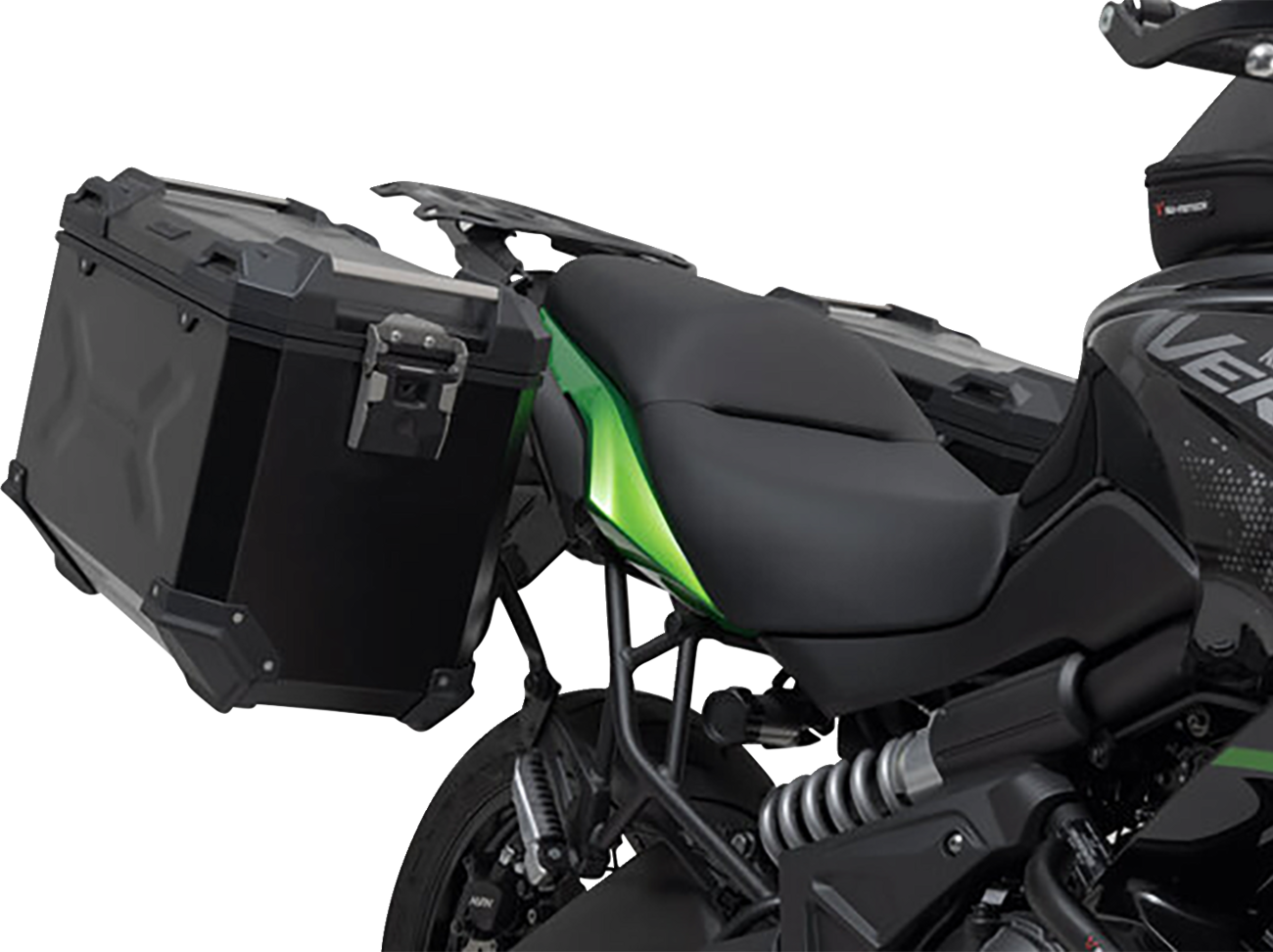SW-MOTECH TRAX ADV Aluminum Case System - Black - Kawasaki Versys 650 '14-'24 KFT.08.518.70100/B