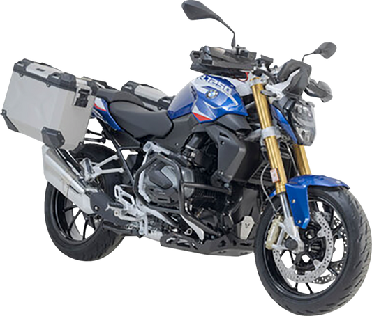 SW-MOTECH TRAX ADV Aluminum Case System - Silver - BMW R 1200/1250 R '14-'24 KFT.07.573.70000/S