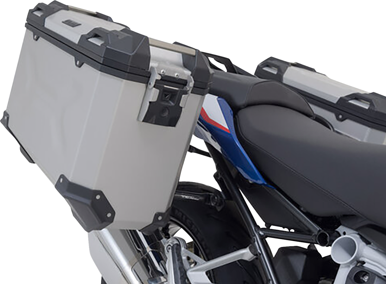 SW-MOTECH TRAX ADV Aluminum Case System - Silver - BMW R 1200/1250 R '14-'24 KFT.07.573.70000/S