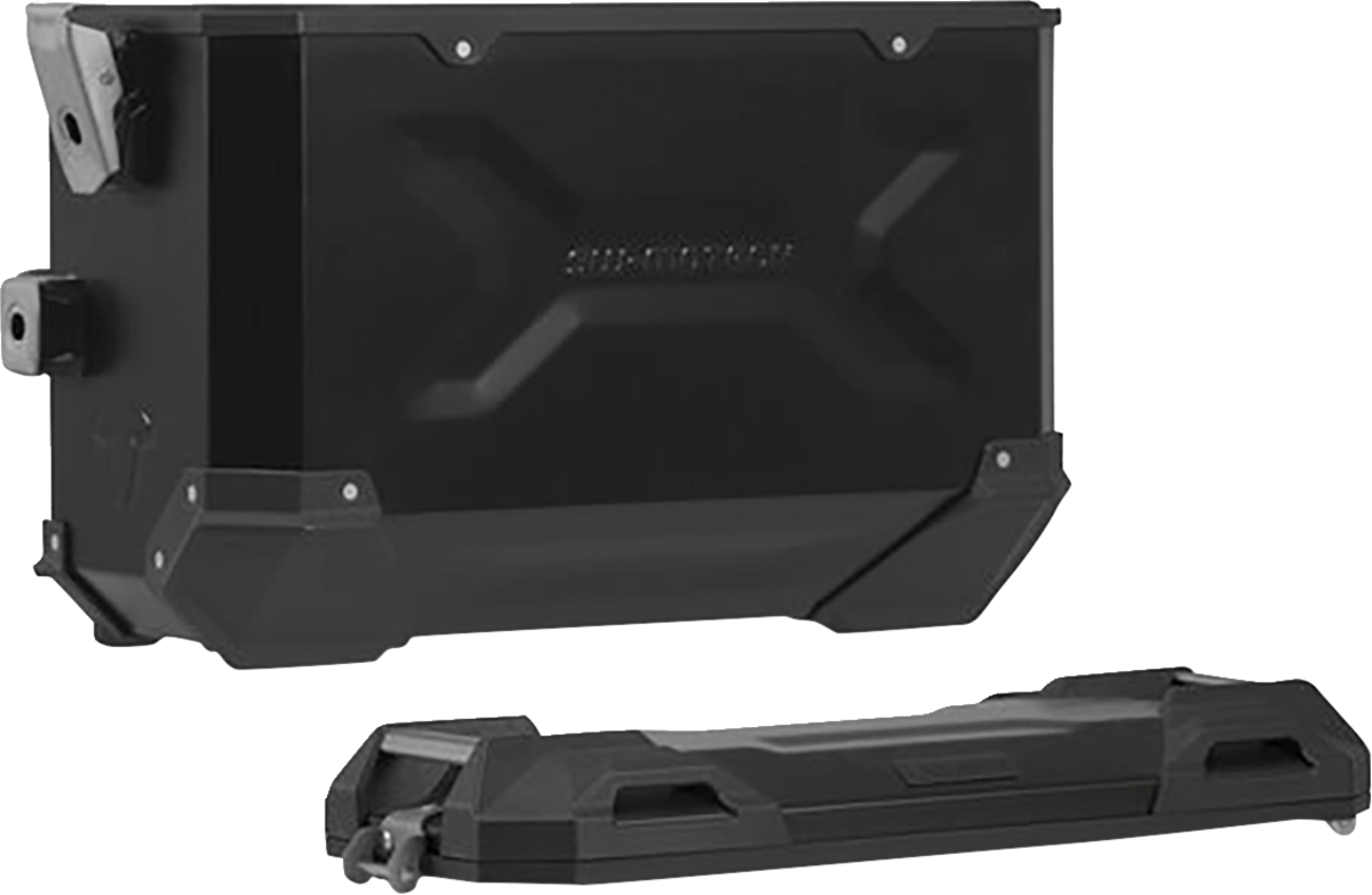 SW-MOTECH TRAX ADV Aluminum Case System - Black - Suzuki V-Strom 650 '16-'24 KFT.05.876.70001/B
