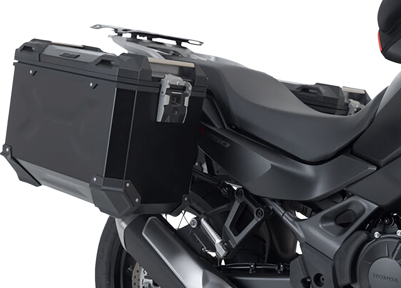 SW-MOTECH TRAX ADV Aluminum Case System - Black - Honda XL750R Transalp '24 KFT.01.070.70100/B