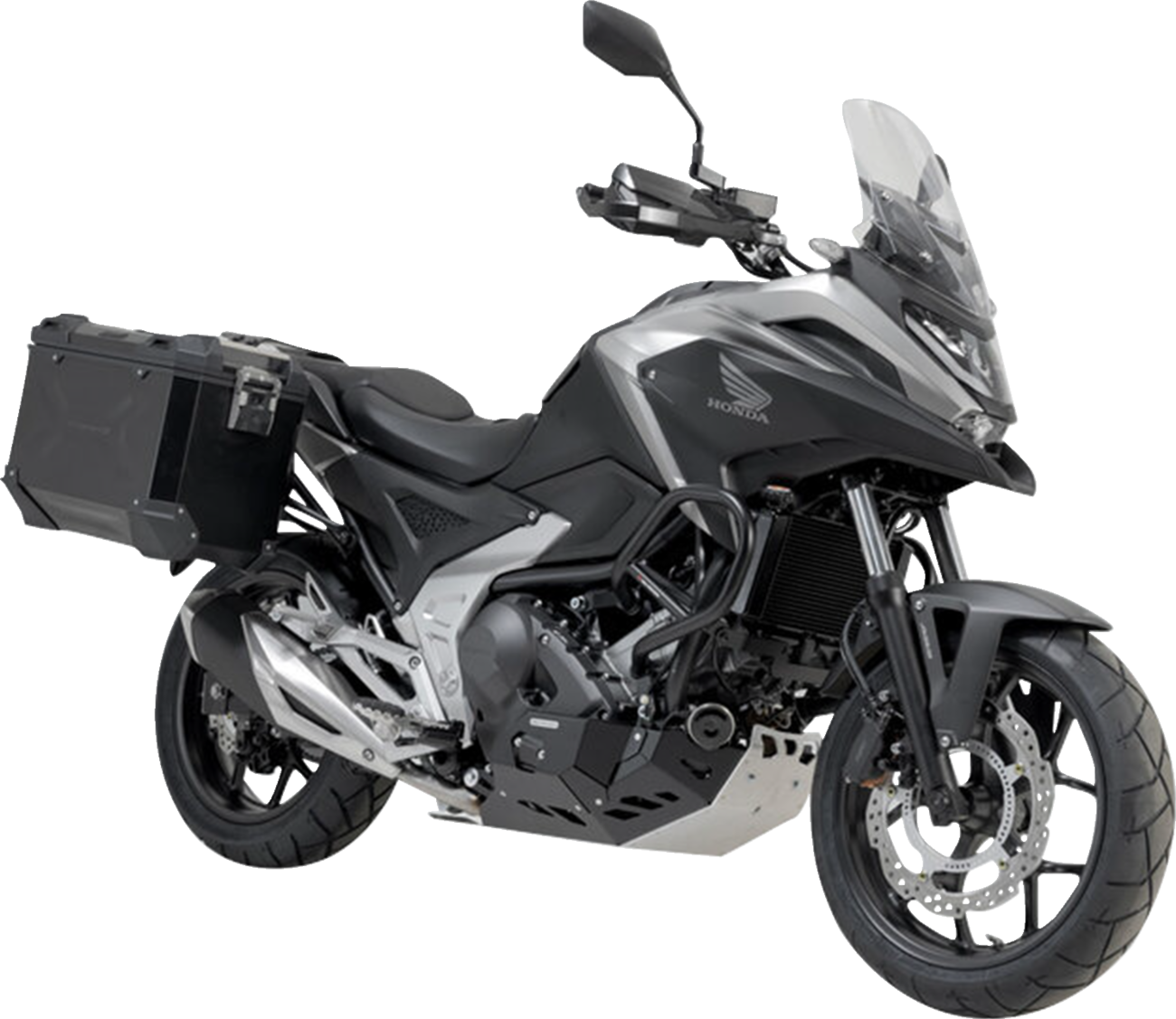 SW-MOTECH TRAX ADV Aluminum Case System - Black - Honda NC750 X '20-'24 KFT.01.841.70100/B