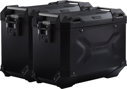 SW-MOTECH TRAX ADV Aluminum Case System - Black - Kawasaki Versys 650 '14-'24 KFT.08.518.70100/B