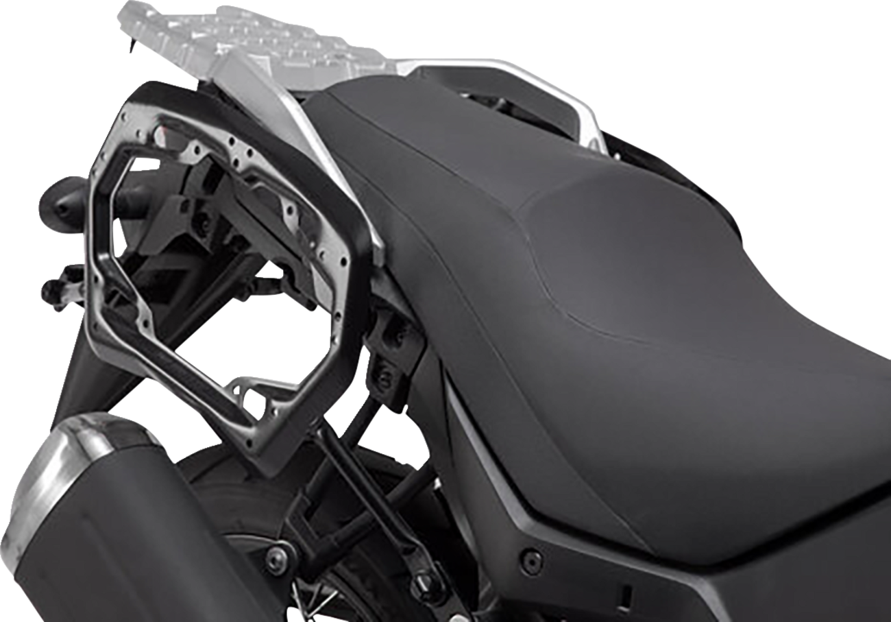 SW-MOTECH TRAX ADV Aluminum Case System - Black - Suzuki V-Strom 650 '16-'24 KFT.05.876.70001/B