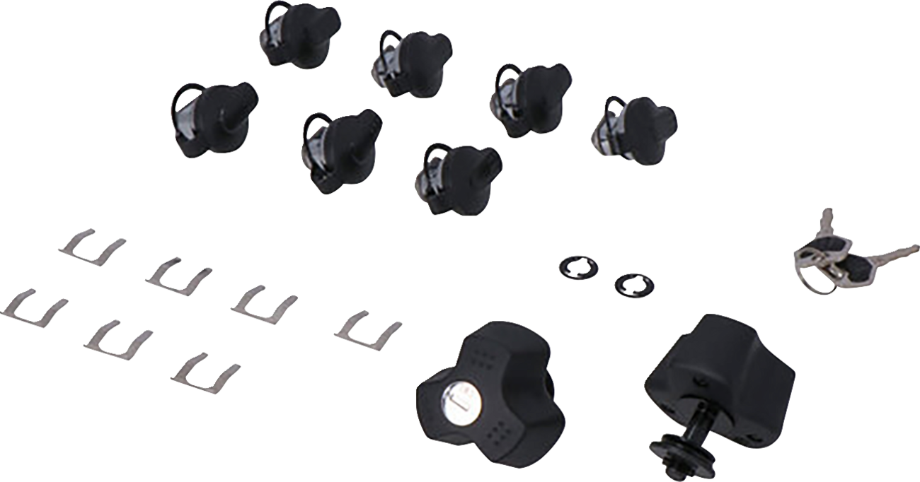 SW-MOTECH TRAX ADV Aluminum Case System - Black - Suzuki V-Strom 650 '11-'16 KFT.05.765.70000/B