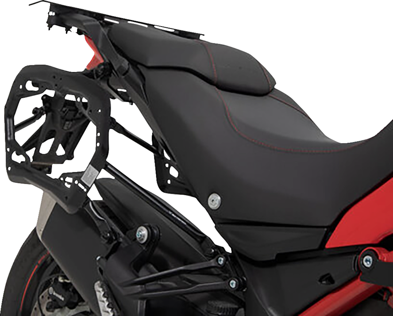 SW-MOTECH TRAX ADV Aluminum Case System - Black - Ducati Multistrada 950/1200/1260/V2 '15-'24 KFT.22.114.70102/B