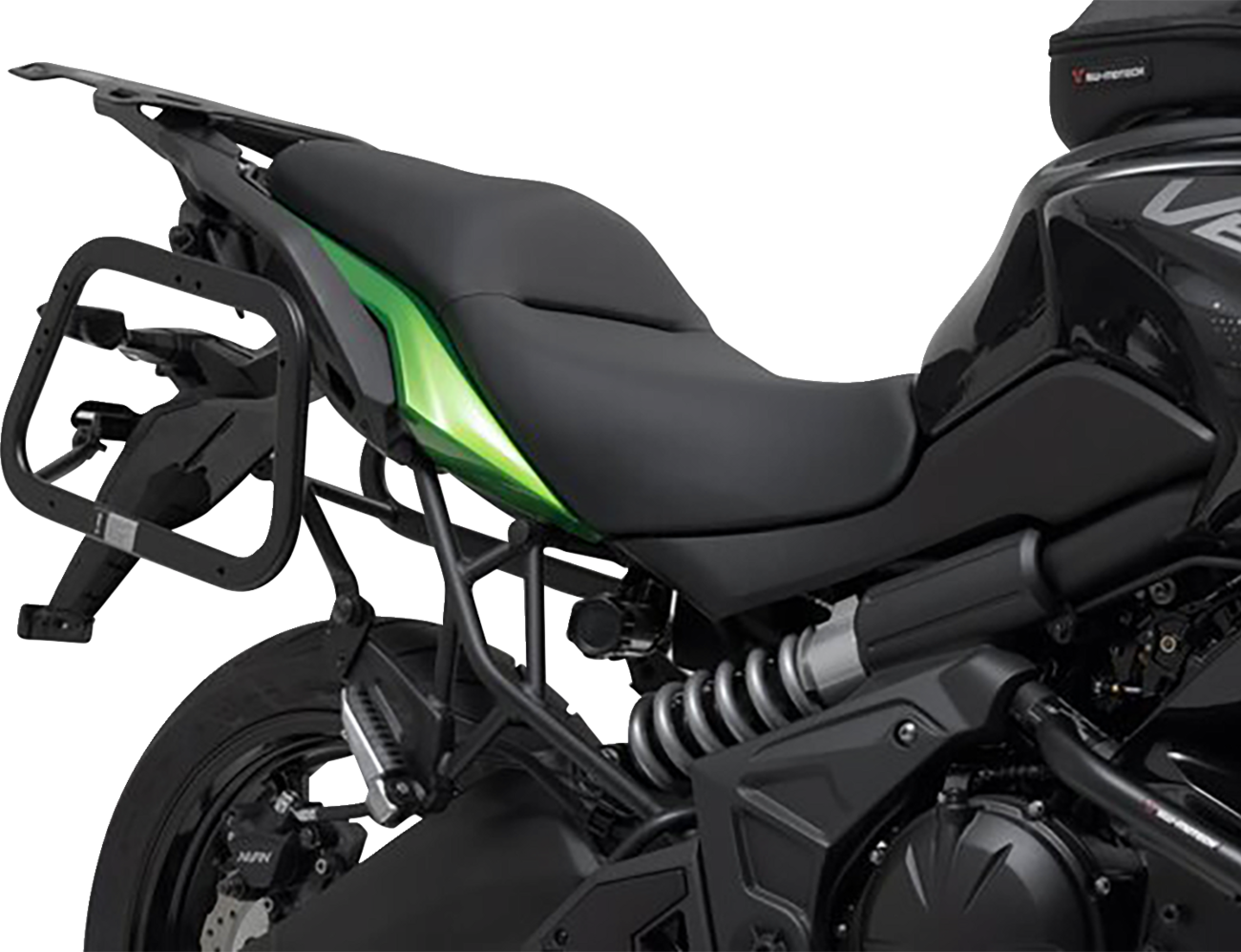 SW-MOTECH TRAX ADV Aluminum Case System - Black - Kawasaki Versys 650 '14-'24 KFT.08.518.70100/B