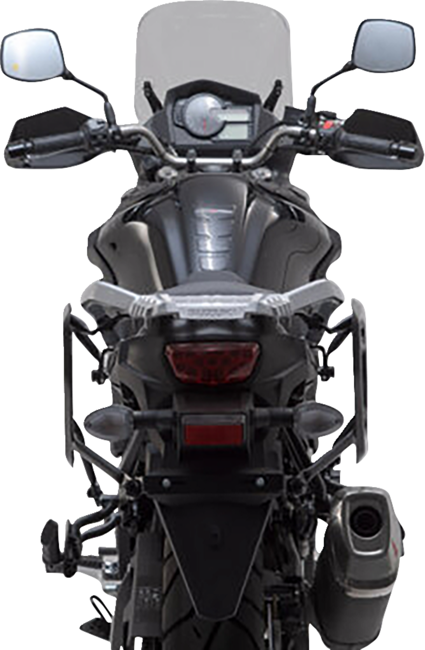 SW-MOTECH TRAX ADV Aluminum Case System - Black - Suzuki V-Strom 650 '16-'24 KFT.05.876.70101/B