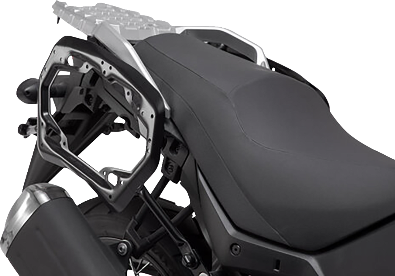 SW-MOTECH TRAX ADV Aluminum Case System - Black - Suzuki V-Strom 650 '16-'24 KFT.05.876.70101/B