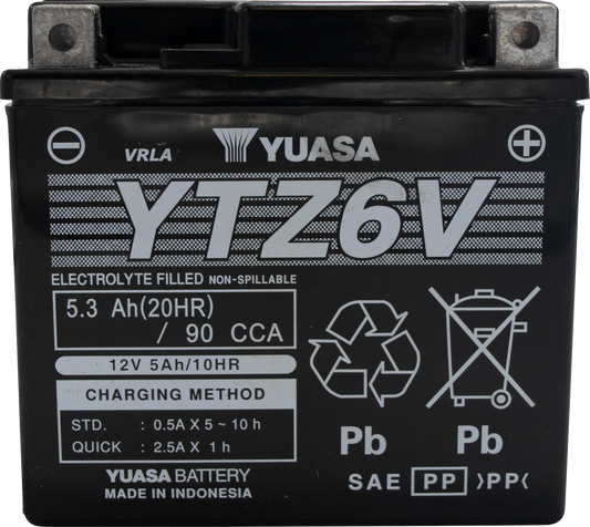 YUASA Battery - YTZ6V YUAM726ZS