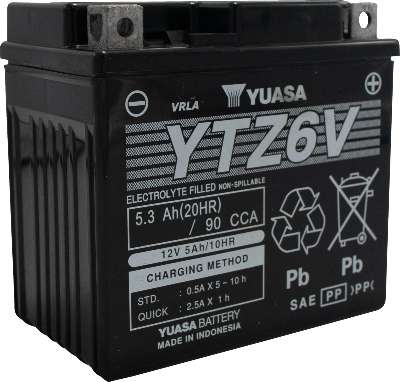 YUASA Battery - YTZ6V YUAM726ZS