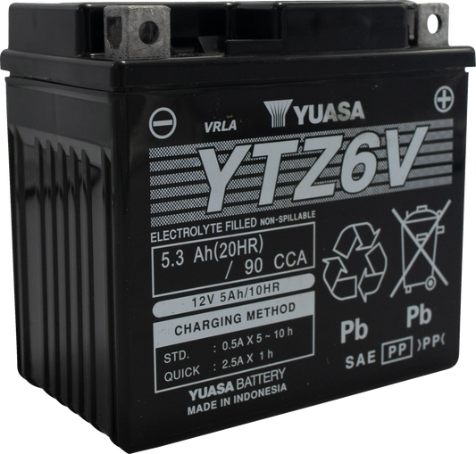 YUASA Battery - YTZ6V YUAM726ZS