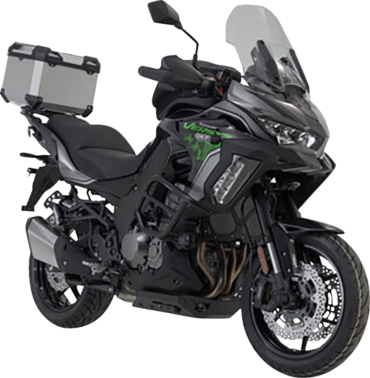 SW-MOTECH TRAX ADV Top Case System - Silver - Kawasaki Versys 1000 '20-'23 GPT.08.368.70000/S