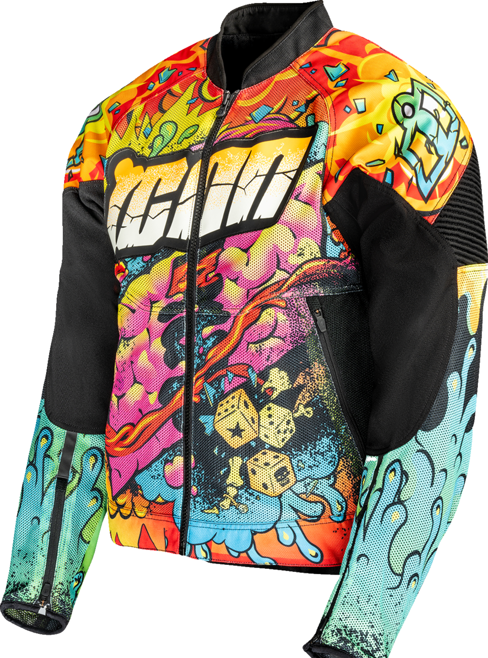 Icon Overlord3™ Scatterbrain Mesh Jacket - Black