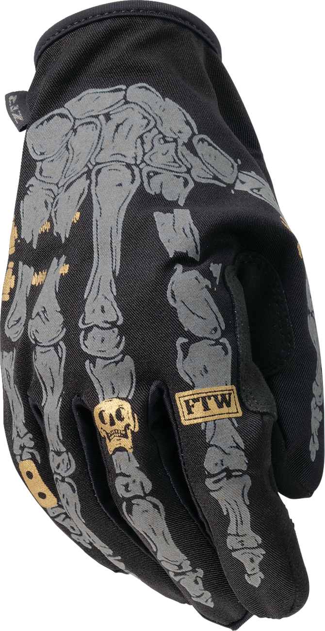 Z1R Reflective Gloves - Black/Silver