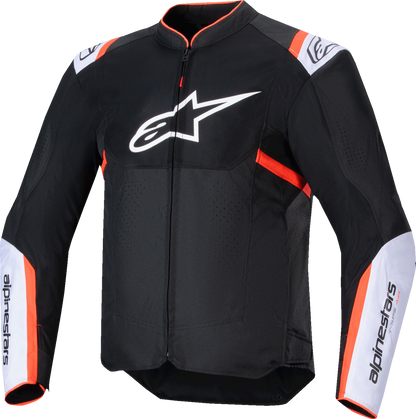 Alpinestars T-SPS Air v2 Jacket - Black/White/Red Fluo
