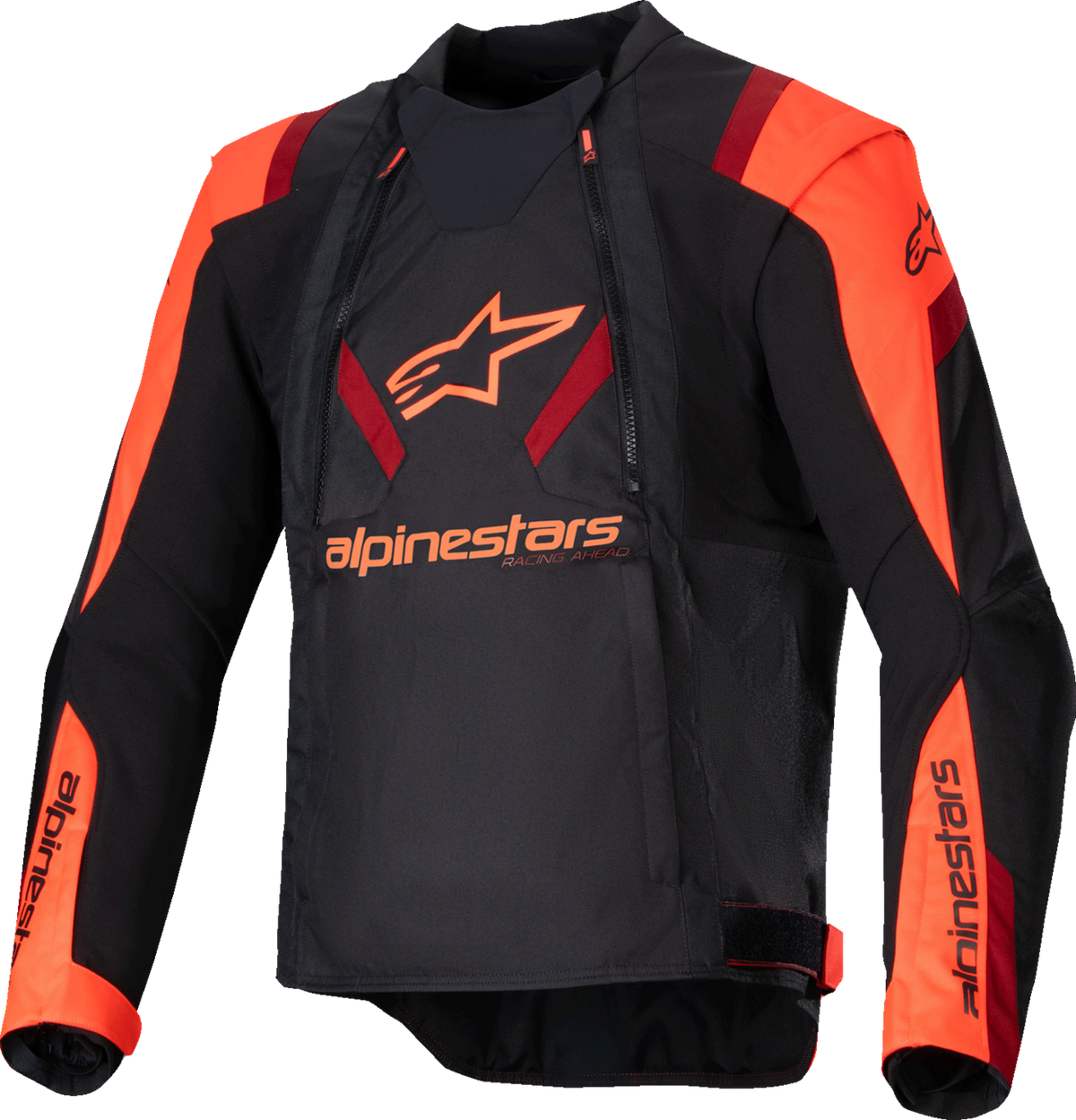 Alpinestars T-Stunt Air Jacket - Black/Red Fluo/Dark Red