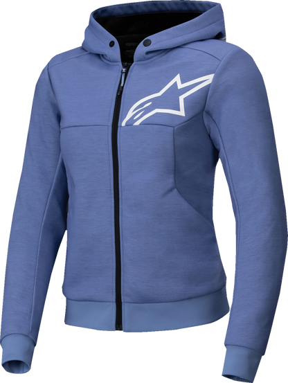 Alpinestars Stella Chrome v2 Sport Hoodie - Blue Violet/White