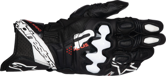 ALPINESTARS GP Plus R V3 Leather Gloves - Black/White - Small 3550825-12-S