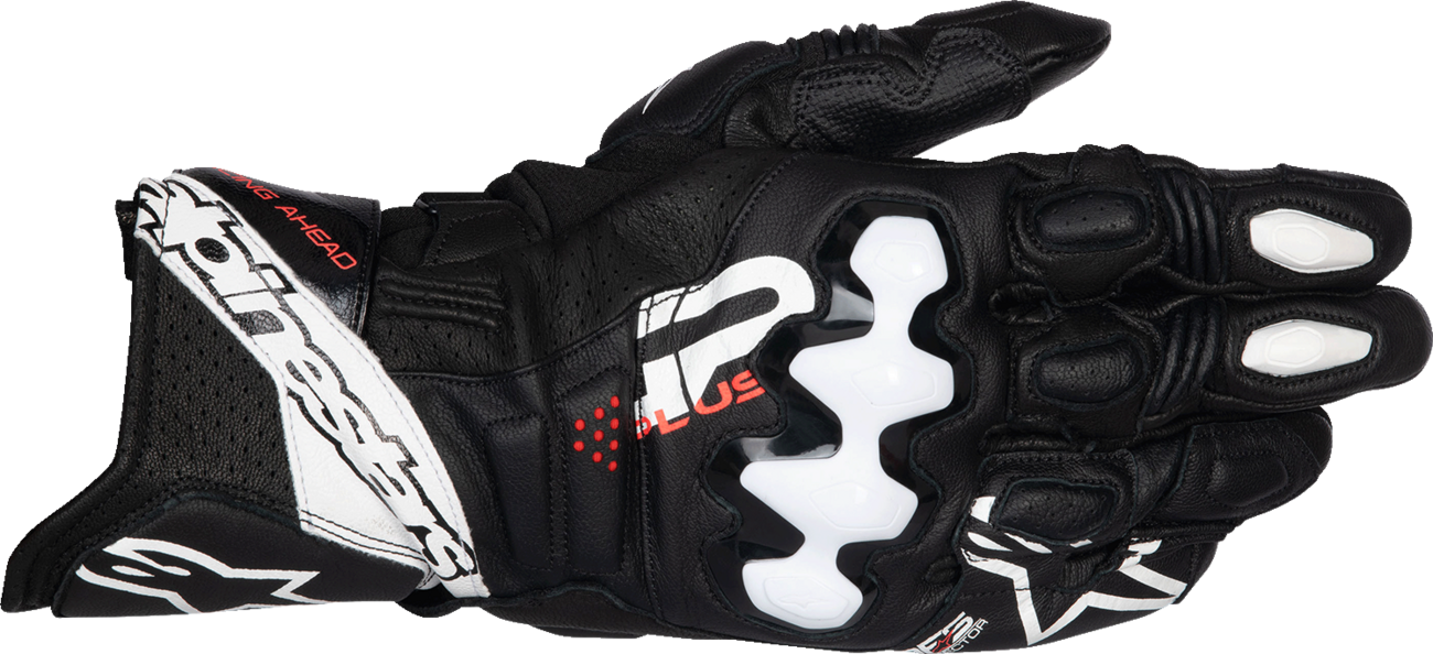 ALPINESTARS GP Plus R V3 Leather Gloves - Black/White - Large 3550825-12-L
