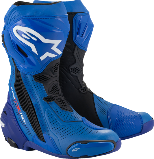 ALPINESTARS Supertech R Vented Boots - Blue/Black - US 6.5 / EU 40 2220121-713-40