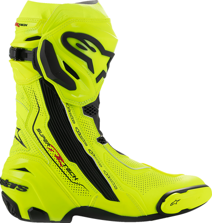 Alpinestars Supertech R Vented Boots - Fluorescent Yellow/Black