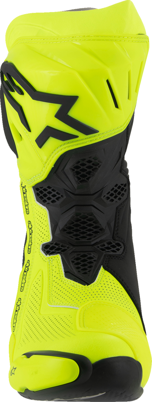 ALPINESTARS Supertech R Vented Boots - Fluorescent Yellow/Black - US 11.5 / EU 46 2220121-551-46