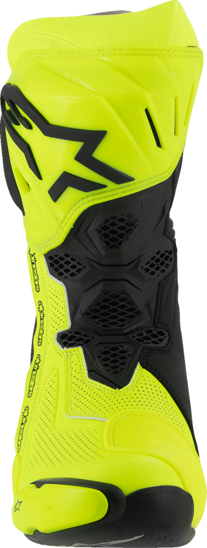 Alpinestars Supertech R Vented Boots - Fluorescent Yellow/Black