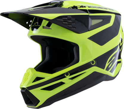 Alpinestars SM3 Helmet - Heat - Gloss Yellow Fluo/Black