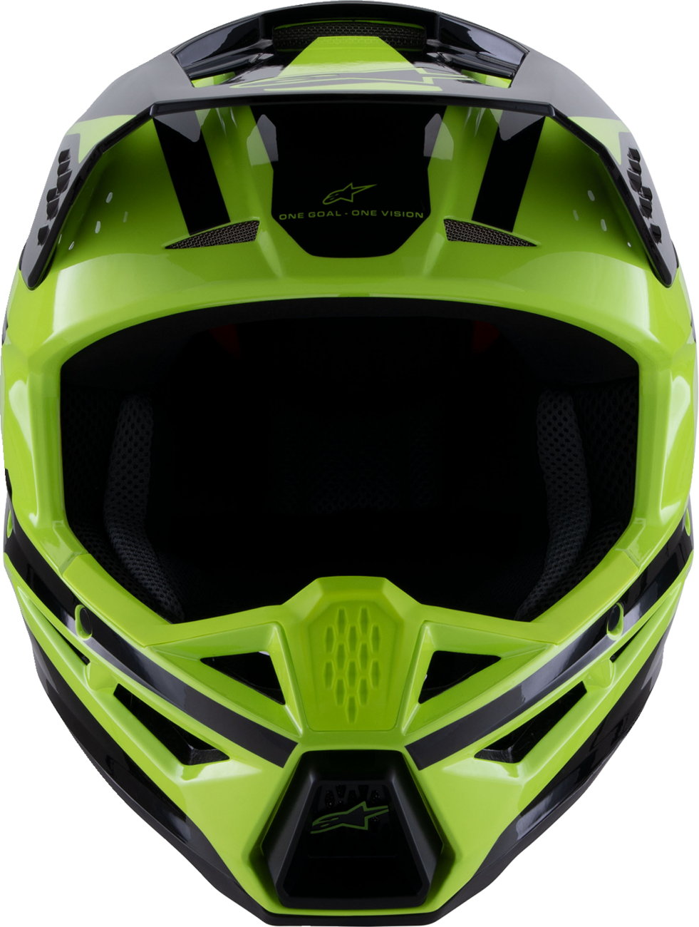 ALPINESTARS SM3 Helmet - Heat - Gloss Yellow Fluo/Black - Large 8301026-5011-L