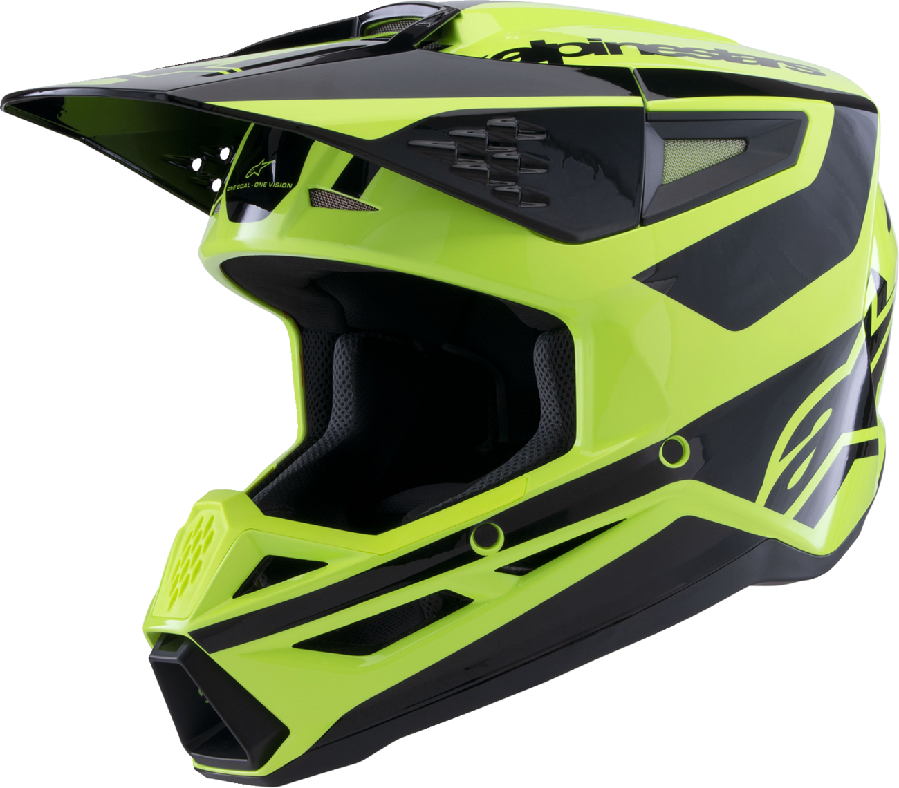 ALPINESTARS SM3 Helmet - Heat - Gloss Yellow Fluo/Black - 2XL 8301026-5011-XXL