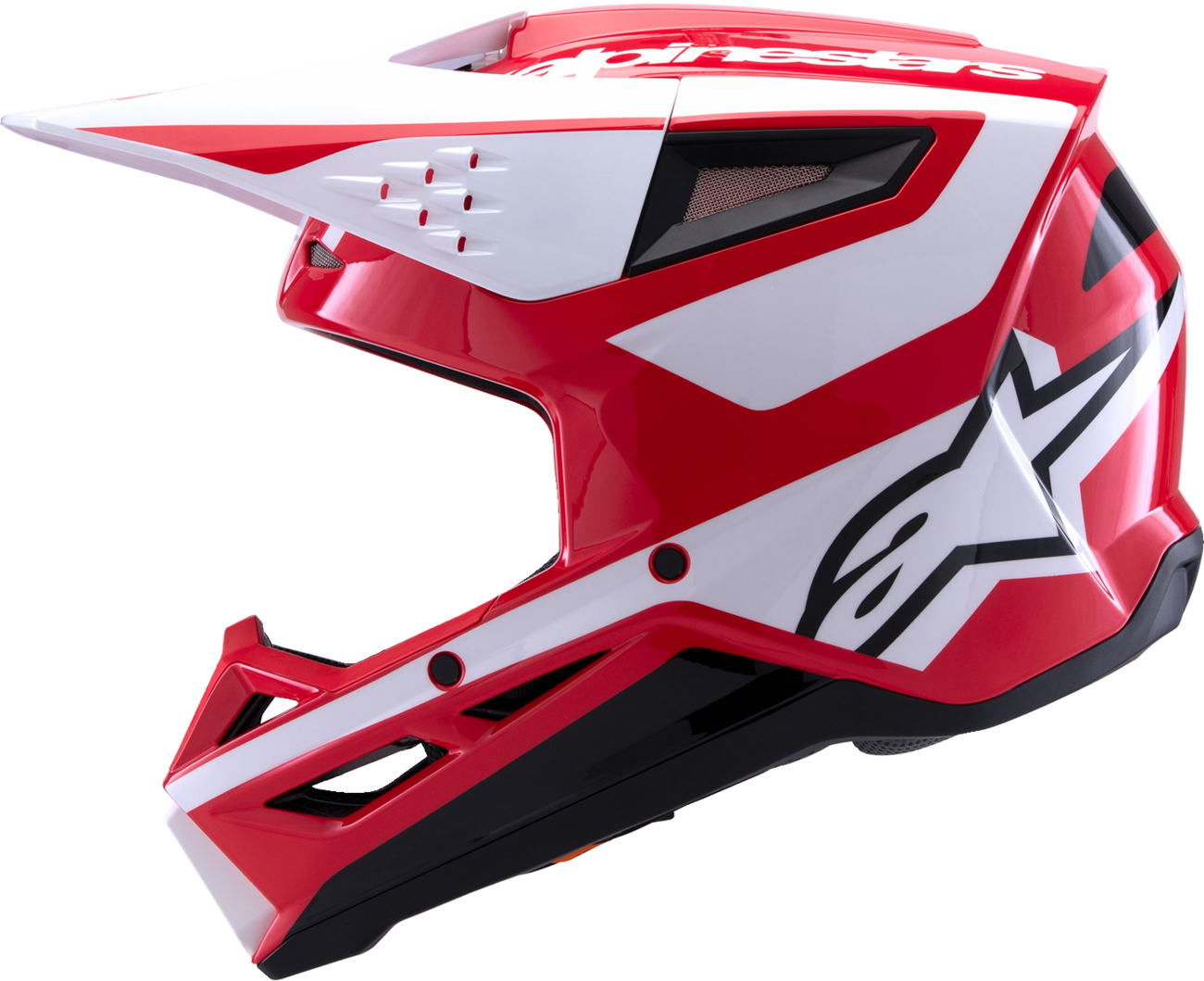 ALPINESTARS SM3 Helmet - Heat - Gloss Red/White/Black - XS 8301026-3126-XS