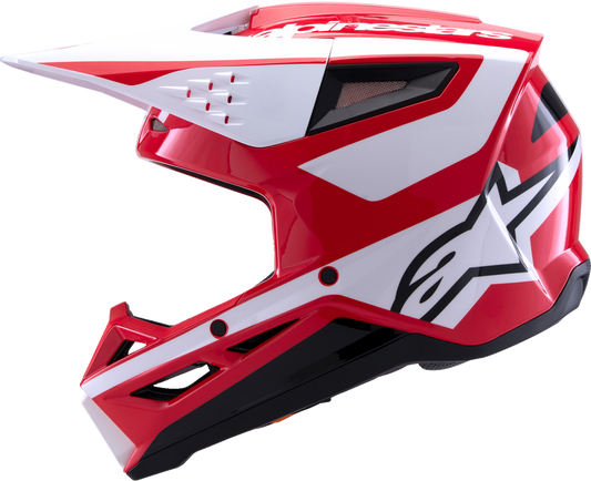 Alpinestars SM3 Helmet - Heat - Gloss Red/White/Black