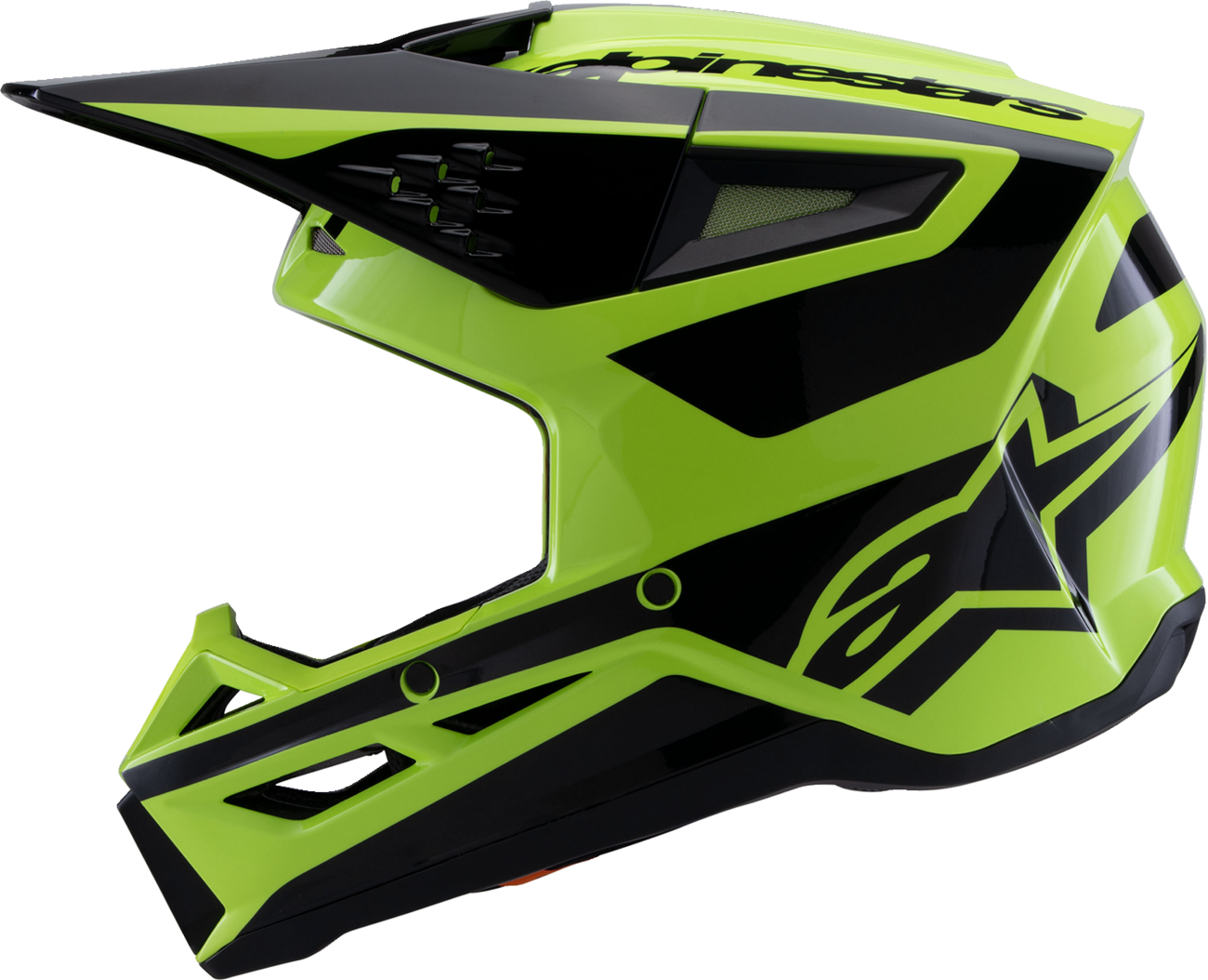 ALPINESTARS SM3 Helmet - Heat - Gloss Yellow Fluo/Black - XS 8301026-5011-XS