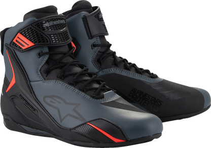 Alpinestars Faster-4 Shoes - Black/Gray/Red