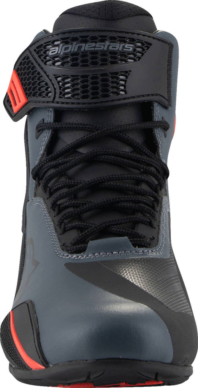 Alpinestars Faster-4 Shoes - Black/Gray/Red